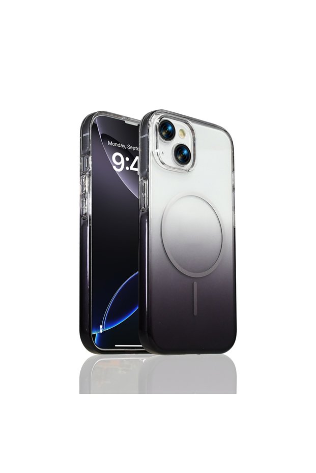 iPhone 13 Case Color Transition Magsafe Transparent Camera Raised Silicone