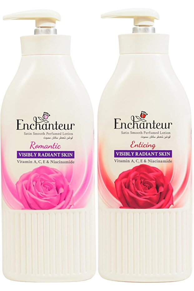 Lotion Assorted (2X500ml) - Romantic & Enticing | With Aloe Vera & Olive Butter | Silky Soft Skin