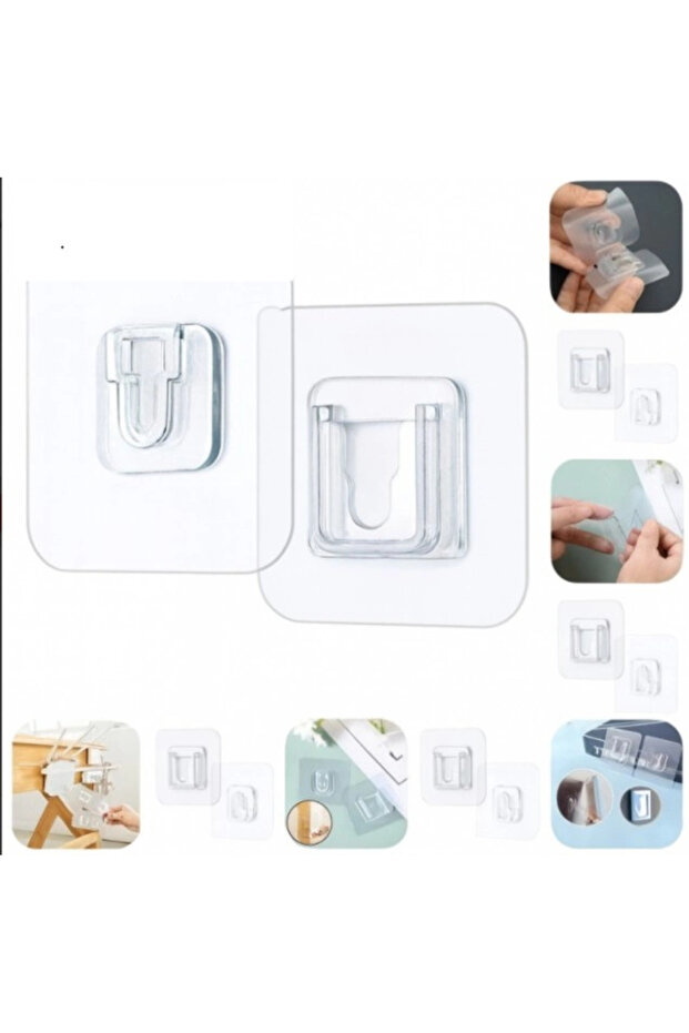 Interlocking Clip Item Fixing Hanger Set of 10
