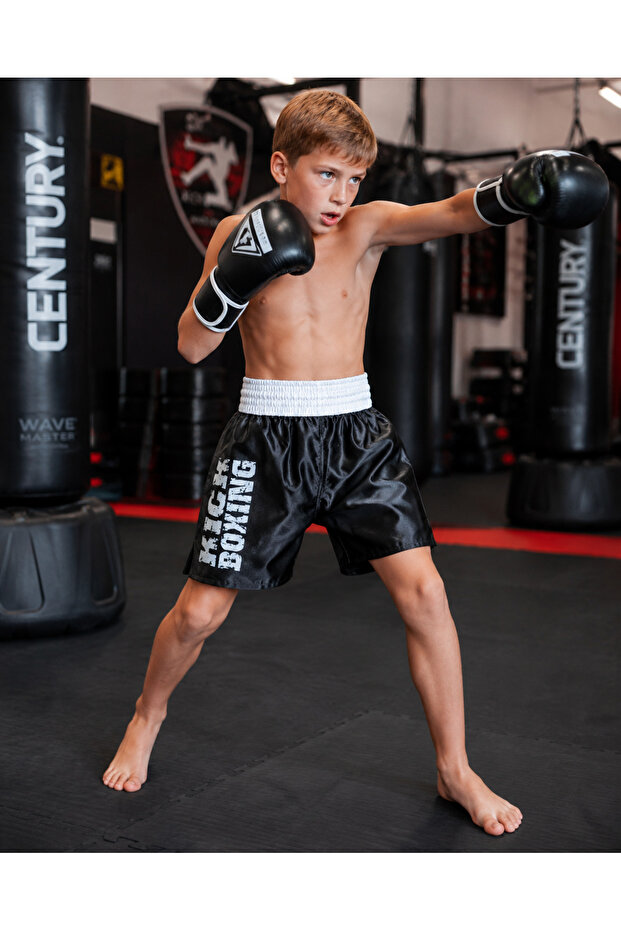Kickboks Şort Siyah