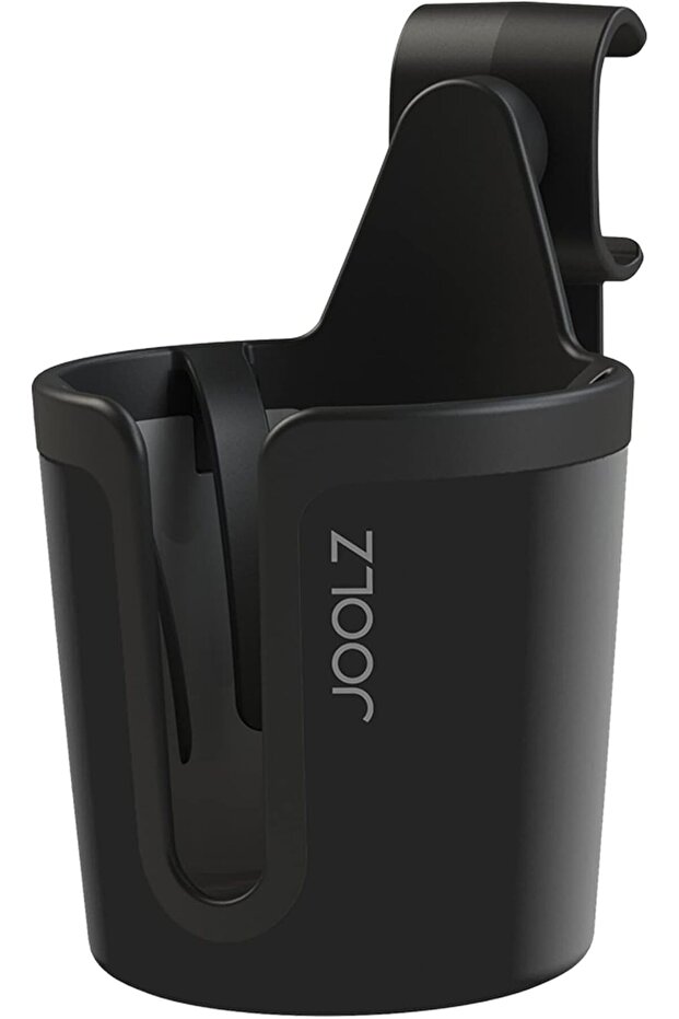 حامل الأكواب - ملحق عربة الأطفال - سهل التركيب - للحفاظ على الترطيب - مثالي للسفر - ملحق أساسي - سهل التعديل - لا يسبب الانسكاب - أسود