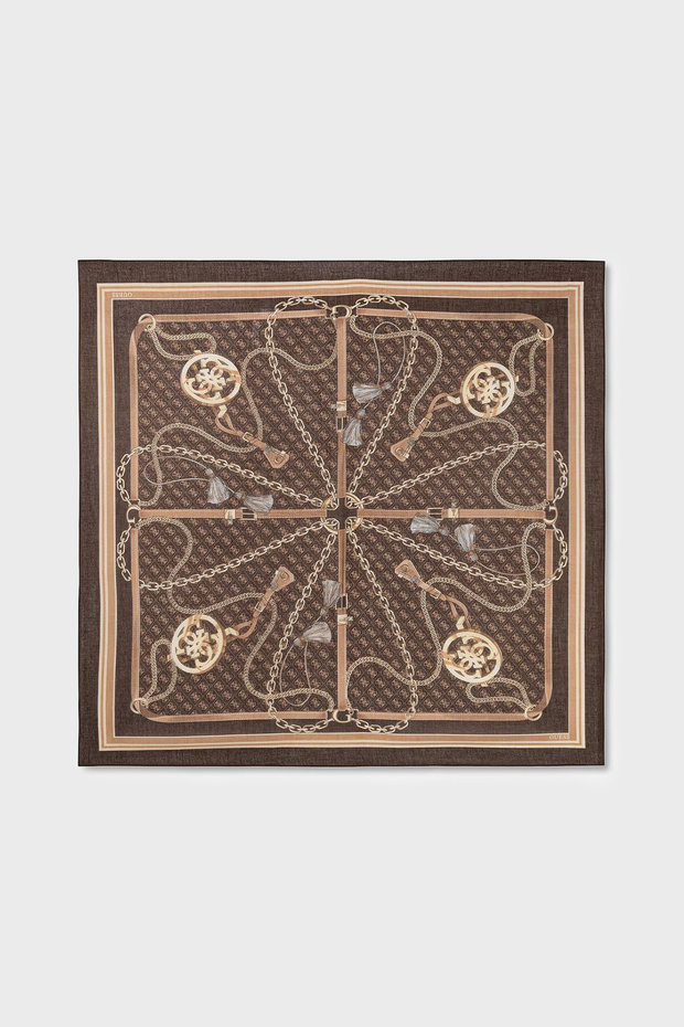120X120 Scarf Aw5537Pol03 Scarf Aw5537 Pol03 Bro