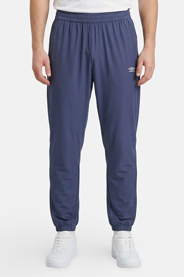 Men Sportswear Fit Brand Logo Training Track Pants, Dark Blue