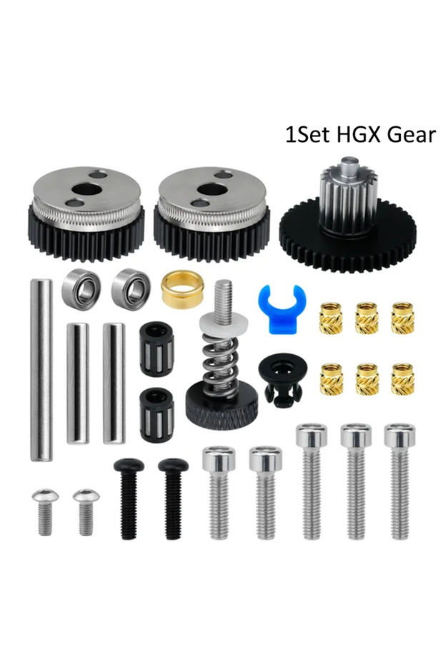 1 Set HGX Gear HGX LITE Dual Gear Hard Steel Reduction Extruder High Speed Motor Direct Drive For En
