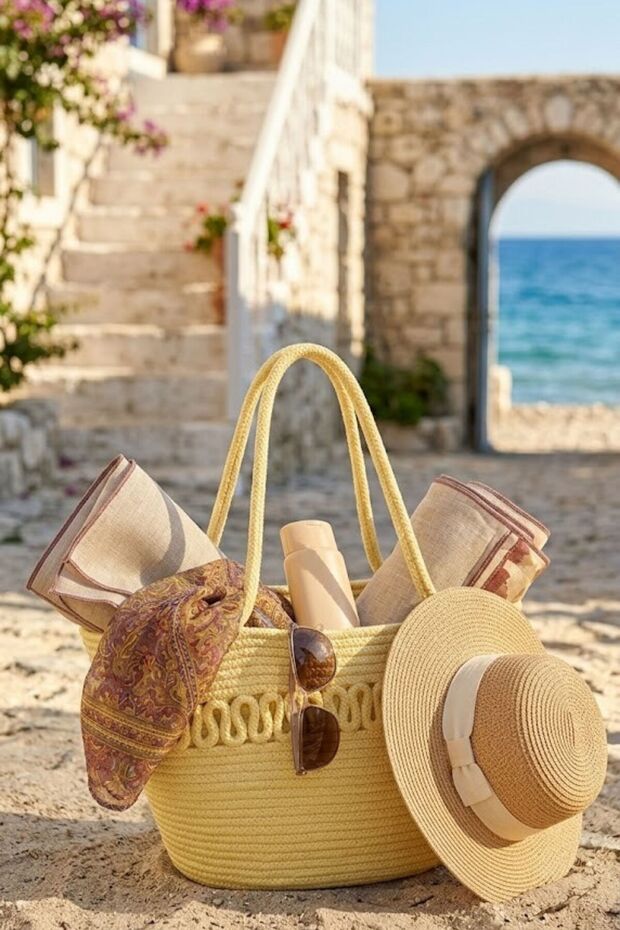 Wave Motif Rope Knitted Shoulder Bag - Special Design Women's Shoulder Bag