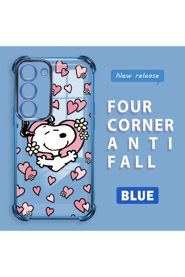 Samsung Galaxy S23 Compatible Transparent Back Four Corners Reinforced Impact Protection Silicone Case
