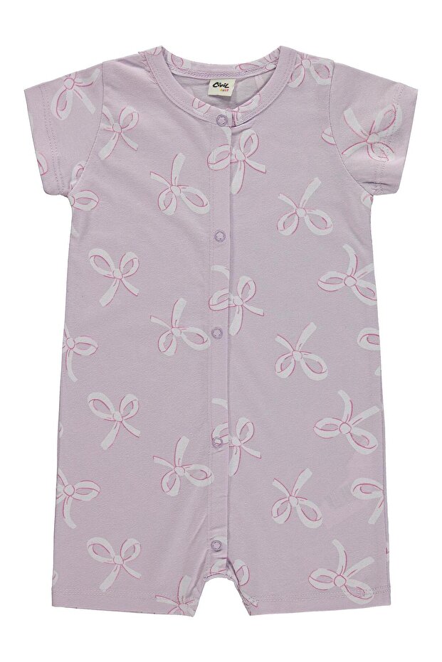 Fiyonk Empirme 6-18 Months Jumpsuit - Lilac