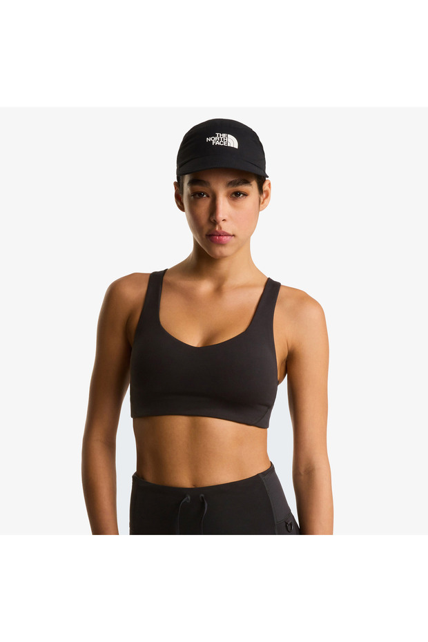 Jaida Long Line Women's Black Bra