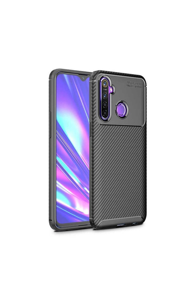 Case Carbon Design Cover Compatible for Realme C3