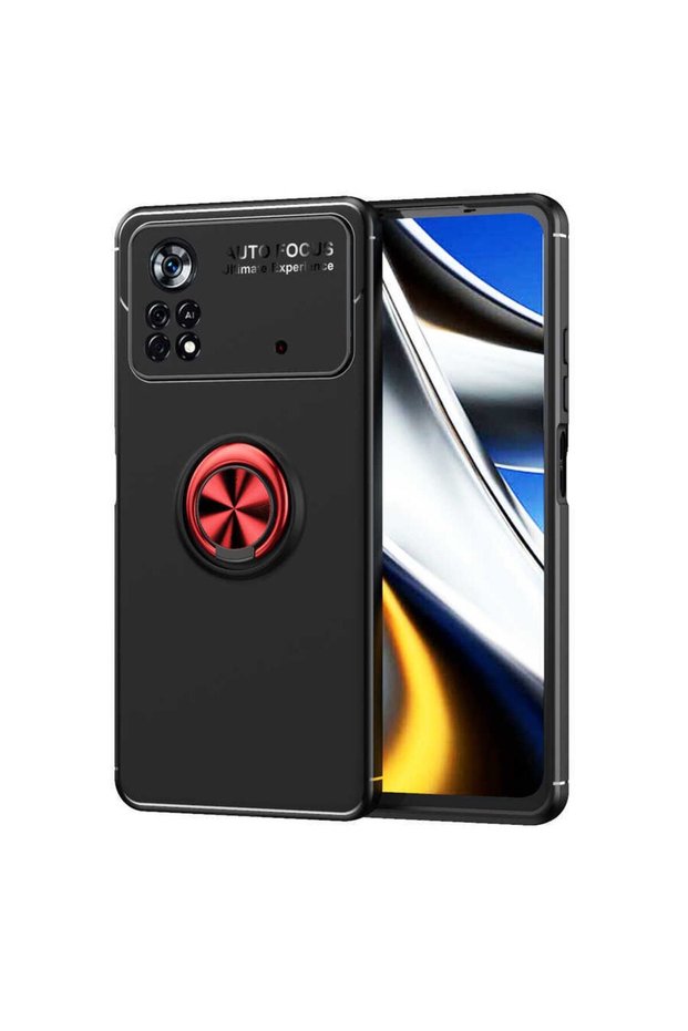 Case Compatible for Xiaomi Poco M4 Pro 4g Colorful Ravel Cover with Rotatable Stand Which Can Be Ring