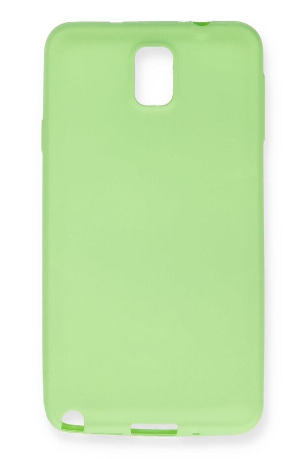 Compatible Case for Samsung Galaxy Note 3 / N9000 Soft Colorful Flexible Premium Rubber Silicone - Green
