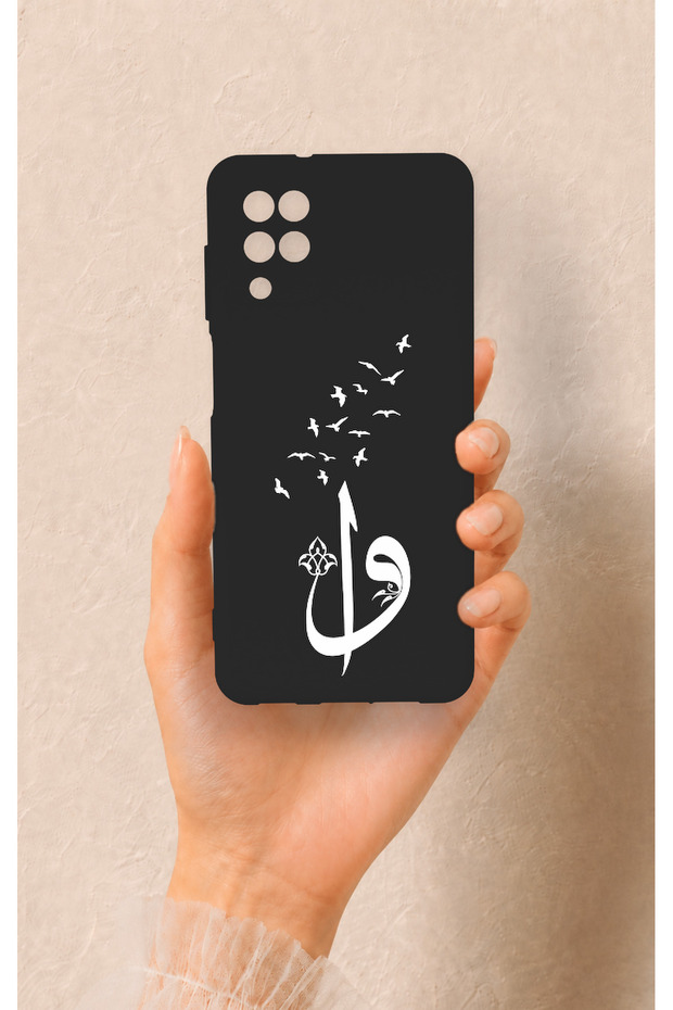 Samsung A12 Compatible Elif Vav Patterned Silicone Case