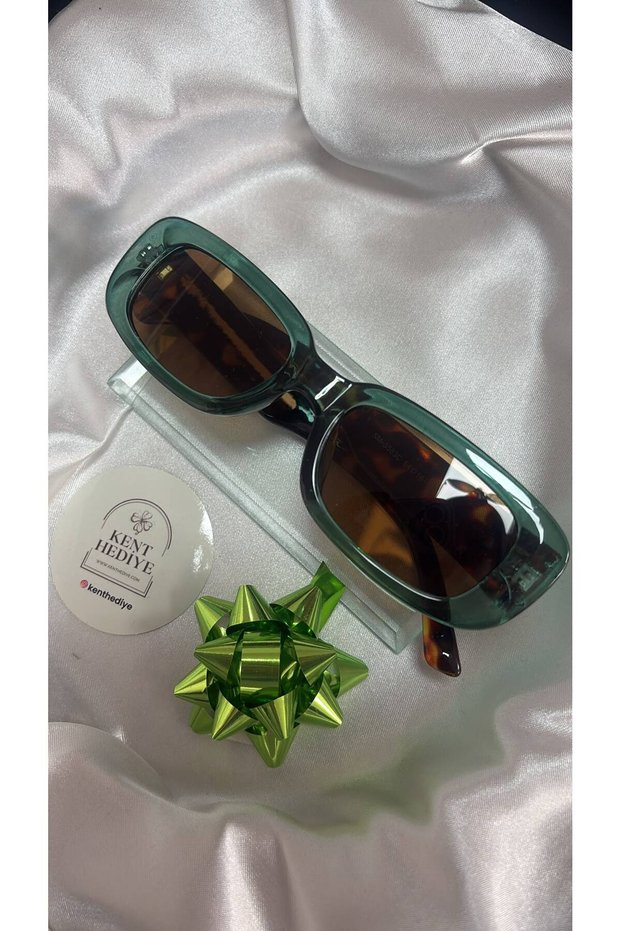 Rectangular Frame Uv400 Sunglasses
