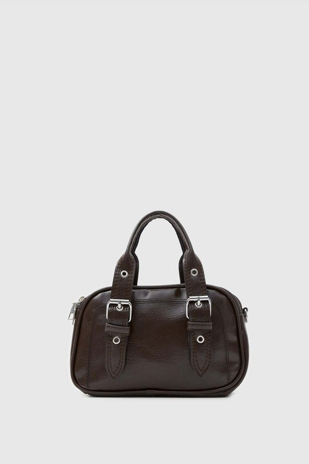 Rode Vintage Handbag and Crossbody Bag Bitter Brown