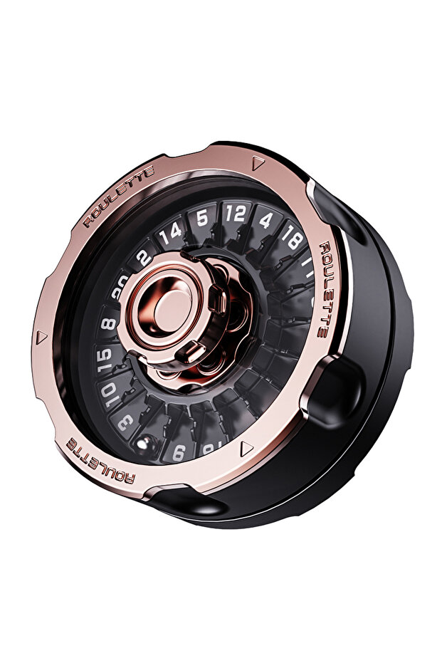 Black SS D20 Lucky Roulette Wheel Fidget Spinner Anti Stress Toy EDC Hand Toy Desk Gadget DND Table