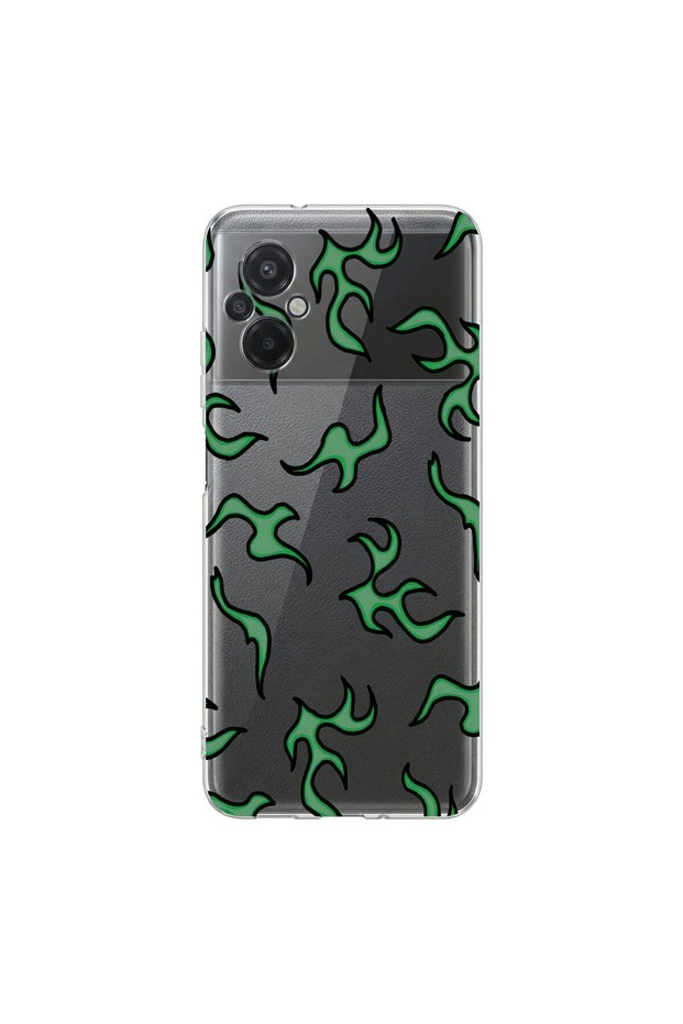 Poco M5 Compatible Wallpaper 5 Design Transparent Case
