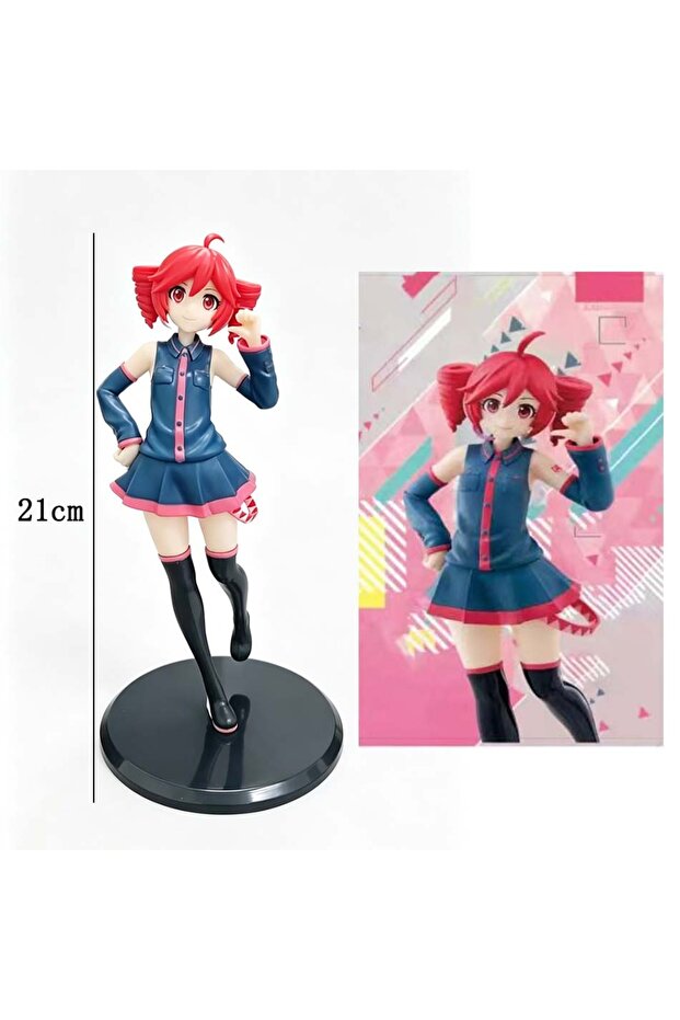 Bandai with box Original Utau Kasane Teto Premium Chokonose Action Figure PVC Model Collection Anime
