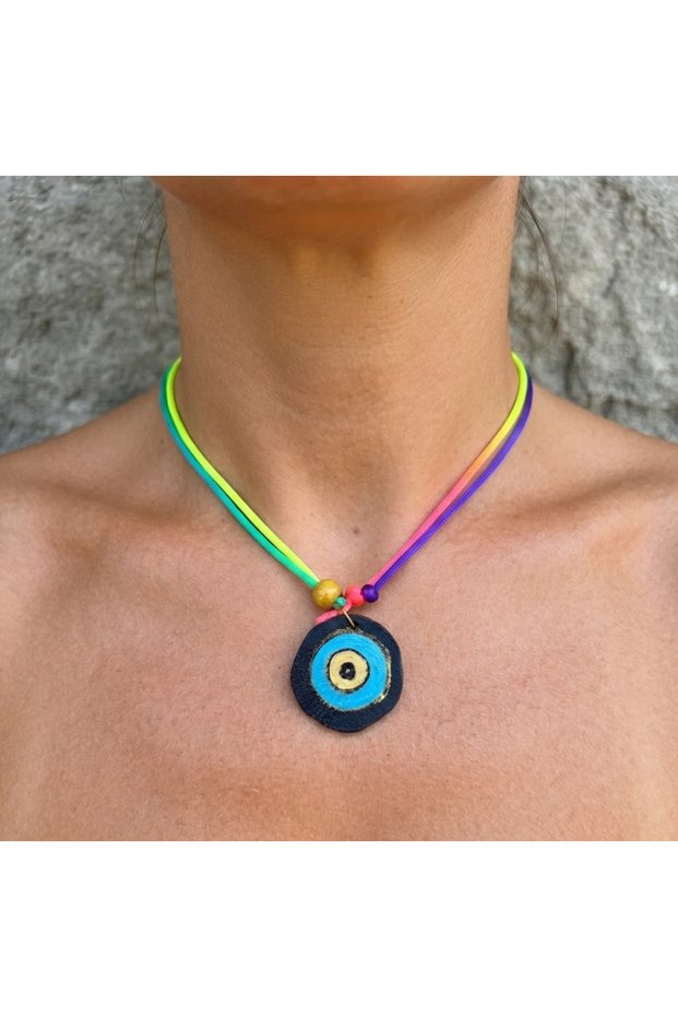 Handmade Wooden Mandala Pendant - Measurements Are Shown in the Images