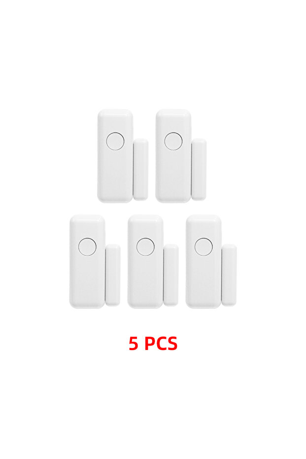 5PCS HIVA Wireless Magnetic Door & Window Sensor EV1527 Coding Mode RF 433MHz for Home Security Alar