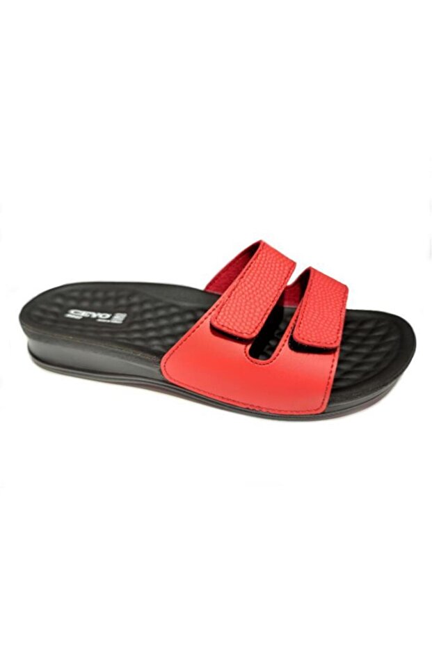 9942-9 Anatomical Sole Women's Slippers Red 36-40