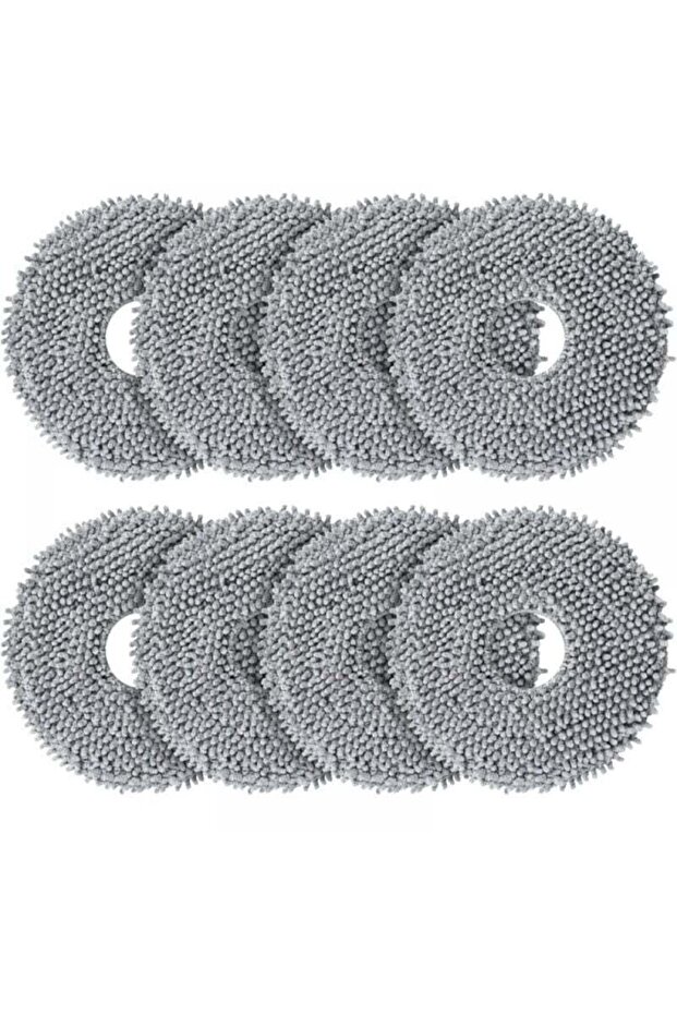 8-pack replacement cleaning cloths for robotic vacuum cleaners and spin mops