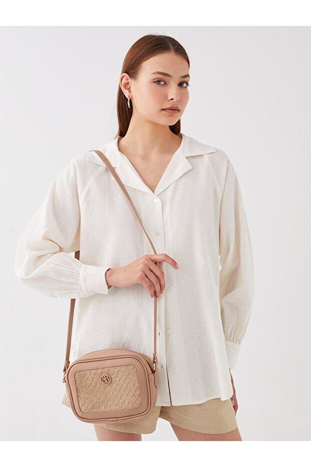 Nevavm Women's Zippered Shoulder Bag with a Difference