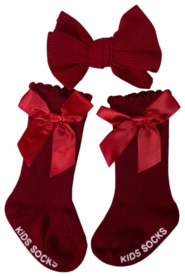 -Lella Headband and Socks Set-Multicolor