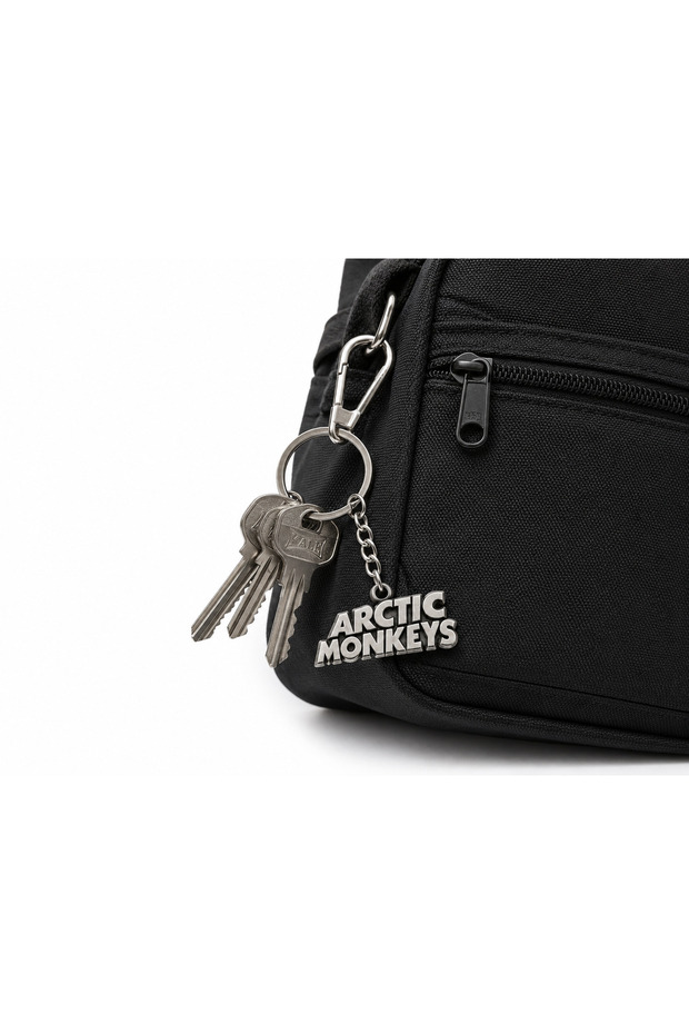Arctic Monkeys Metal Logo Keychain – Exclusive Key Accessory for Rock Music Fans