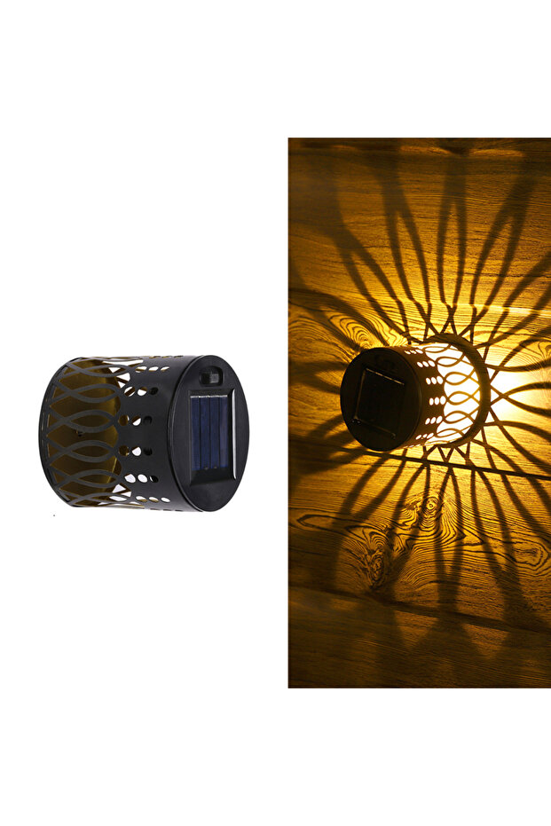 Style C-1PC Solar Mandala Fence Wall Lights Garden Decoration Party Courtyard Decoration Solar Gard