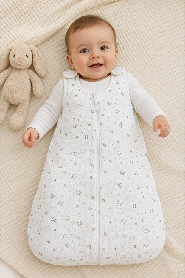 Fiber 2.5 Tog Strap-On Snap Fastener Baby Sleeping Bag 2712