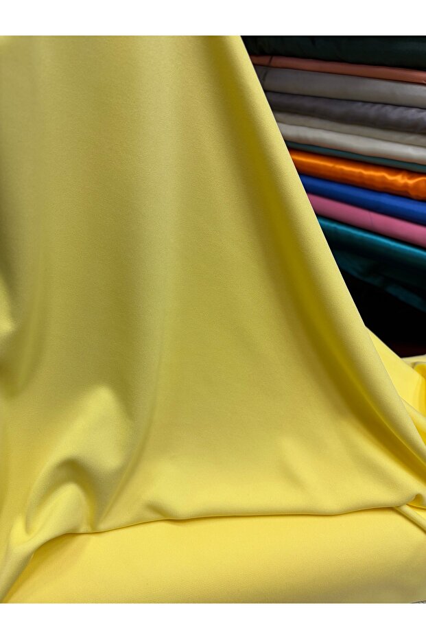 Lycra Flexible Interlock Jersey Butter Yellow