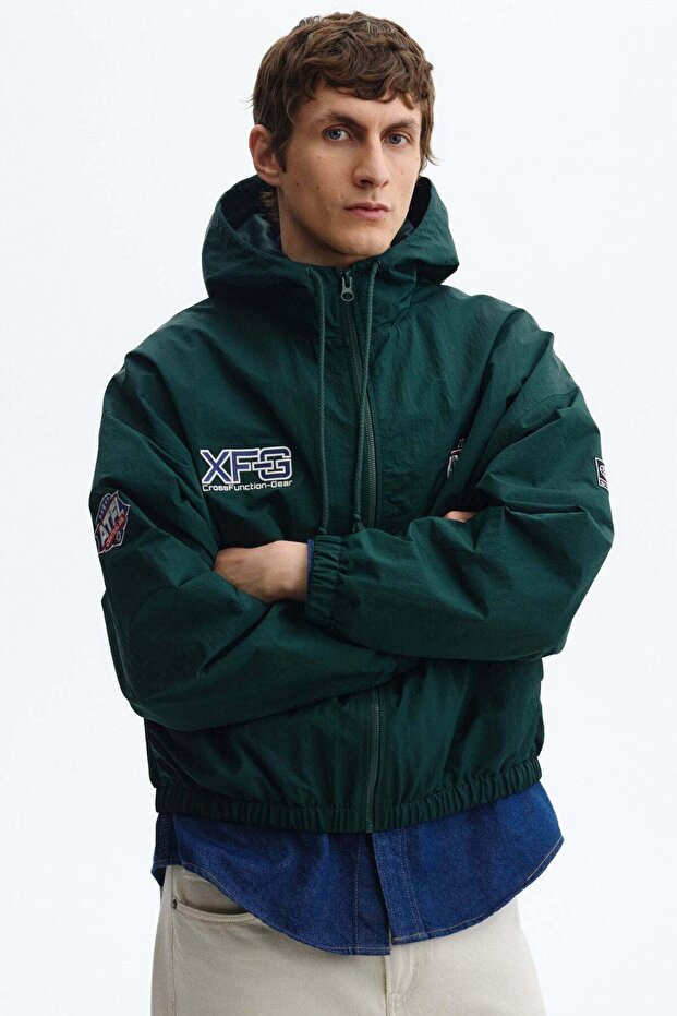 Nylon windbreaker