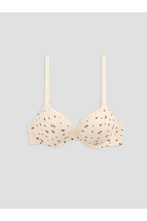 Floral T-Shirt Bra with Underwire Padding for Style Enthusiasts from Uzg Store