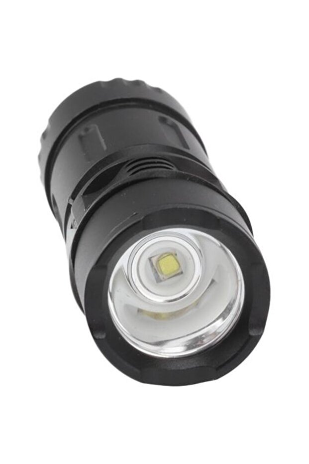 Small USB rechargeable flashlight, 5 modes, 1000 lumens, waterproof, compact and portable, for outdoor activities - comes with USB cable, battery...