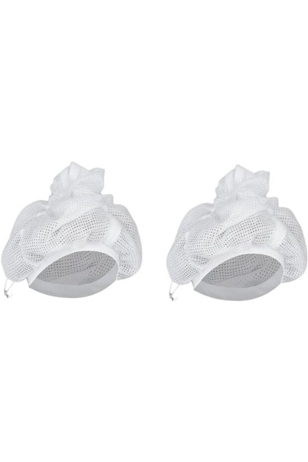 2Pcs Adjustable Bonnet Hair Drying Caps with Tension Cord, Professional Soft Hair Dryer Attachment Wrap Nets for Quick Styling