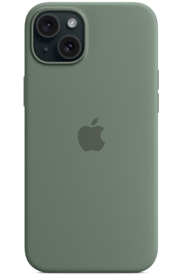 Husă de silicon MagSafe iPhone 15 Plus cypress