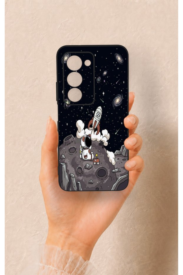 Redmi 15 5g Compatible Space Astronaut Patterned Silicone Case