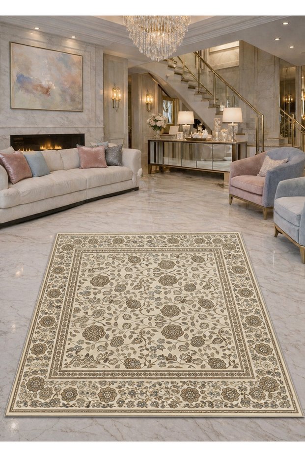 Sdt Mixed Patterned Modern Woven Base Decorative Carpet Sdtamor1372