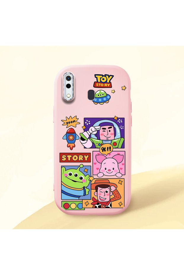 Pink Silicone Case with Shock-Absorbing Camera Protection Compatible with Samsung Galaxy A30