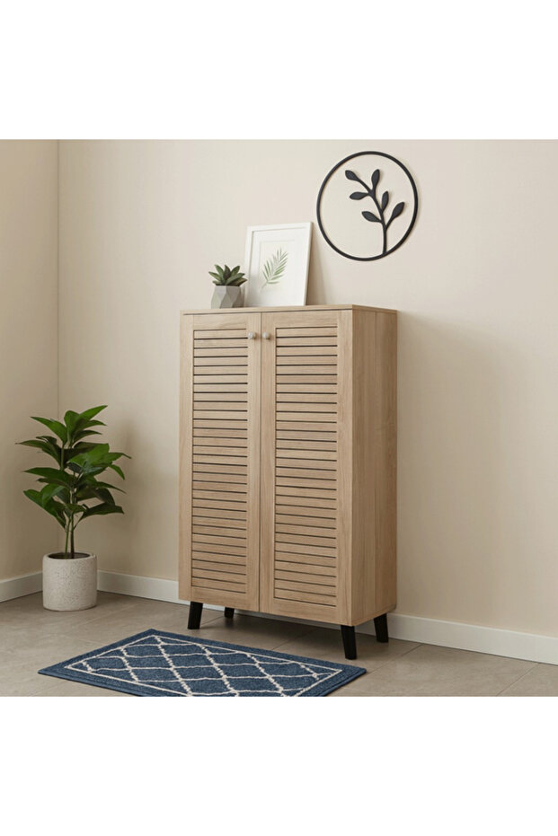 دولاب أحذية عملي وعصري مقاس 80 سم