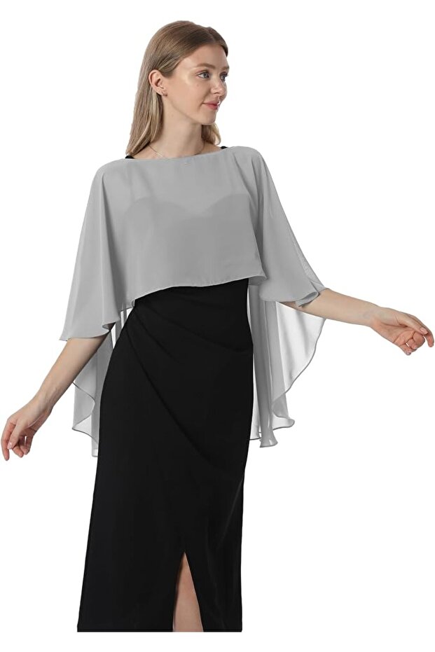 womens Chiffon Cape001 Pashmina Shawl