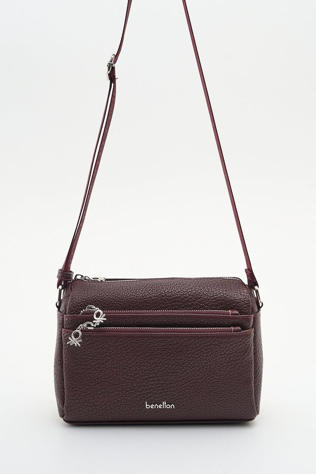 Benetton Women's Crossbody Bag Bordo Bnt1936
