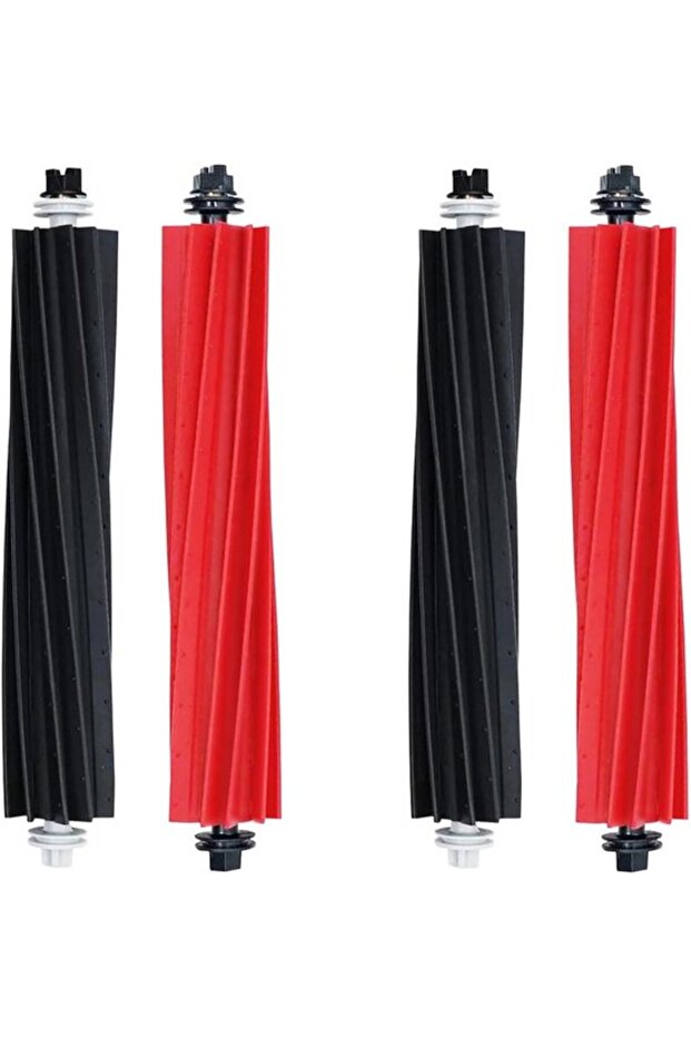 2-Pack Vacuum Cleaner Accessory Replacement Main Brush for Roborock S8 S8 Plus S8+ S8 Pro Ultra G20 Removable Rubber Main Brush