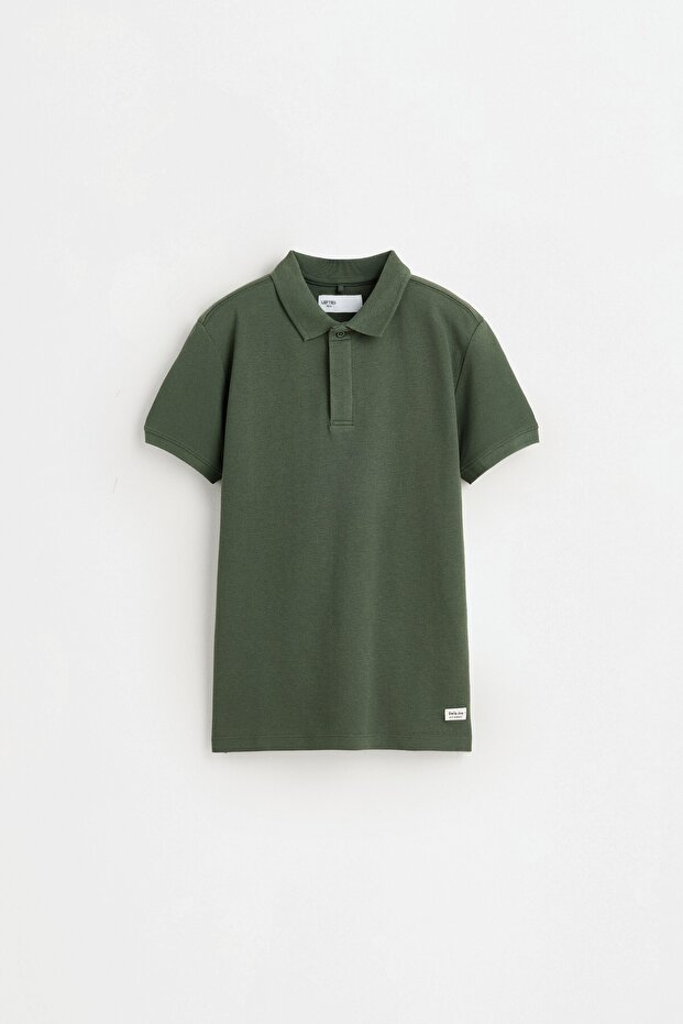 Basic polo yaka tişört