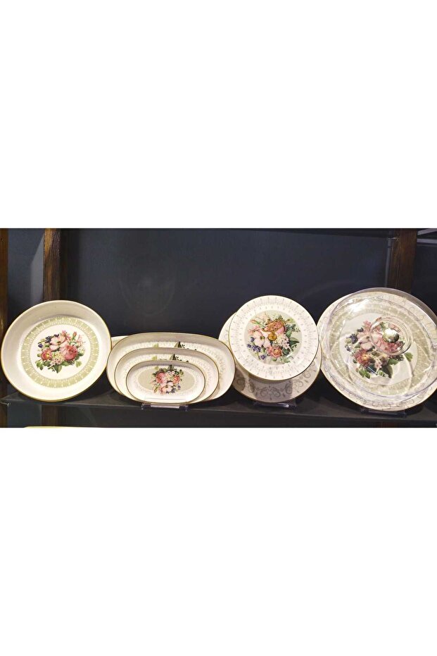 Luxe Bloom Porcelain Kayik Set