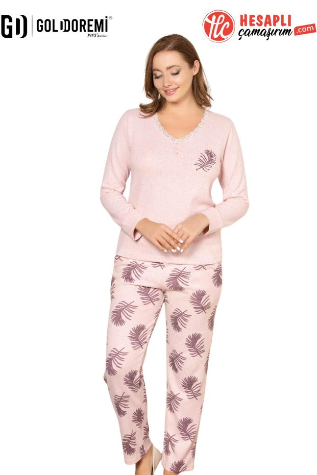 79-71 Women's 4-Season Comfortable Fit Long Sleeve Pajama Set