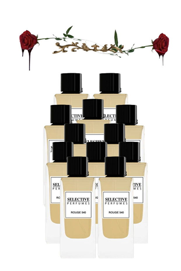 12 قطعة من عطر روج 540 سعة 85 مل