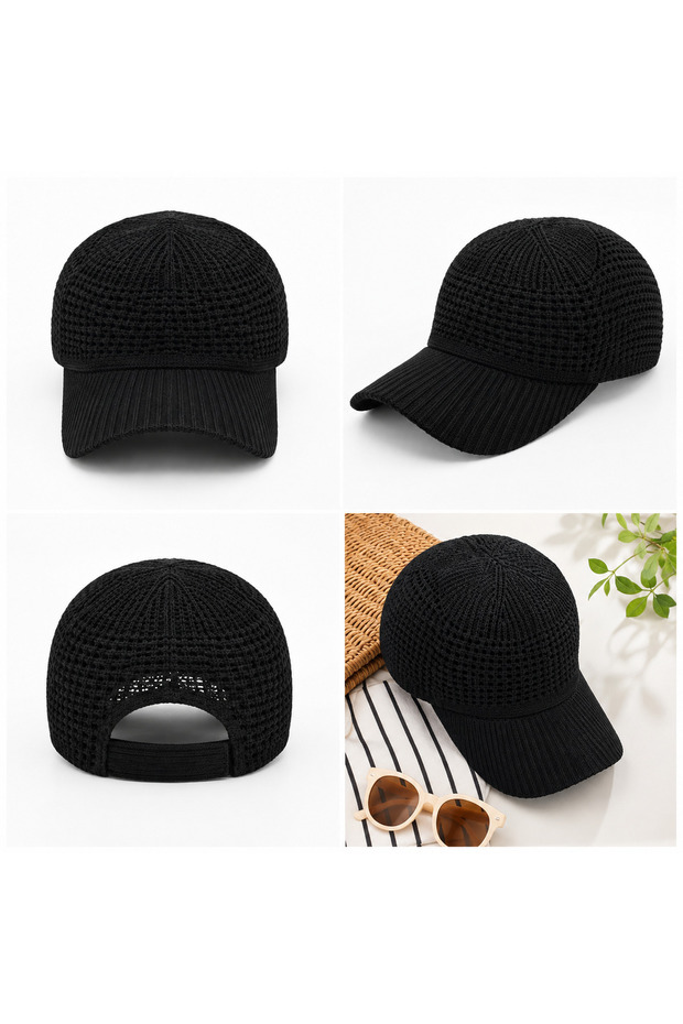 Mesh Knitwear Hat Unisex Hat