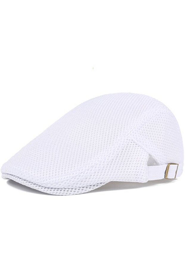 Unisex summer beret navy 55-60cm breathable newsboy flat cap.