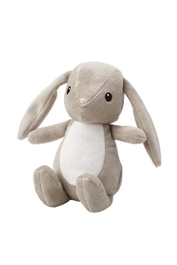 DVÄRGHARE Soft toy, bunny/beige, 21 cm
